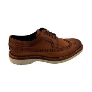 Mens Johnston & Murphy Jenson Longwing Oxfords in Tan Leather. 24-6642